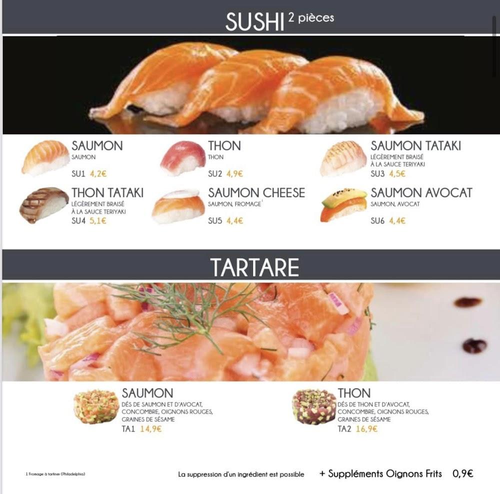 Univers Sushi Hénin Beaumont - Menu Image 1