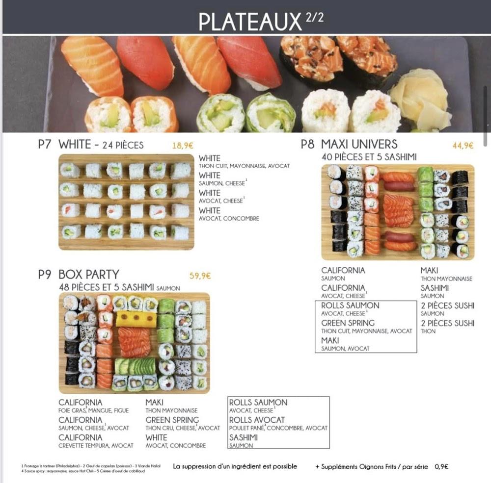 Univers Sushi Hénin Beaumont - Menu Image 4